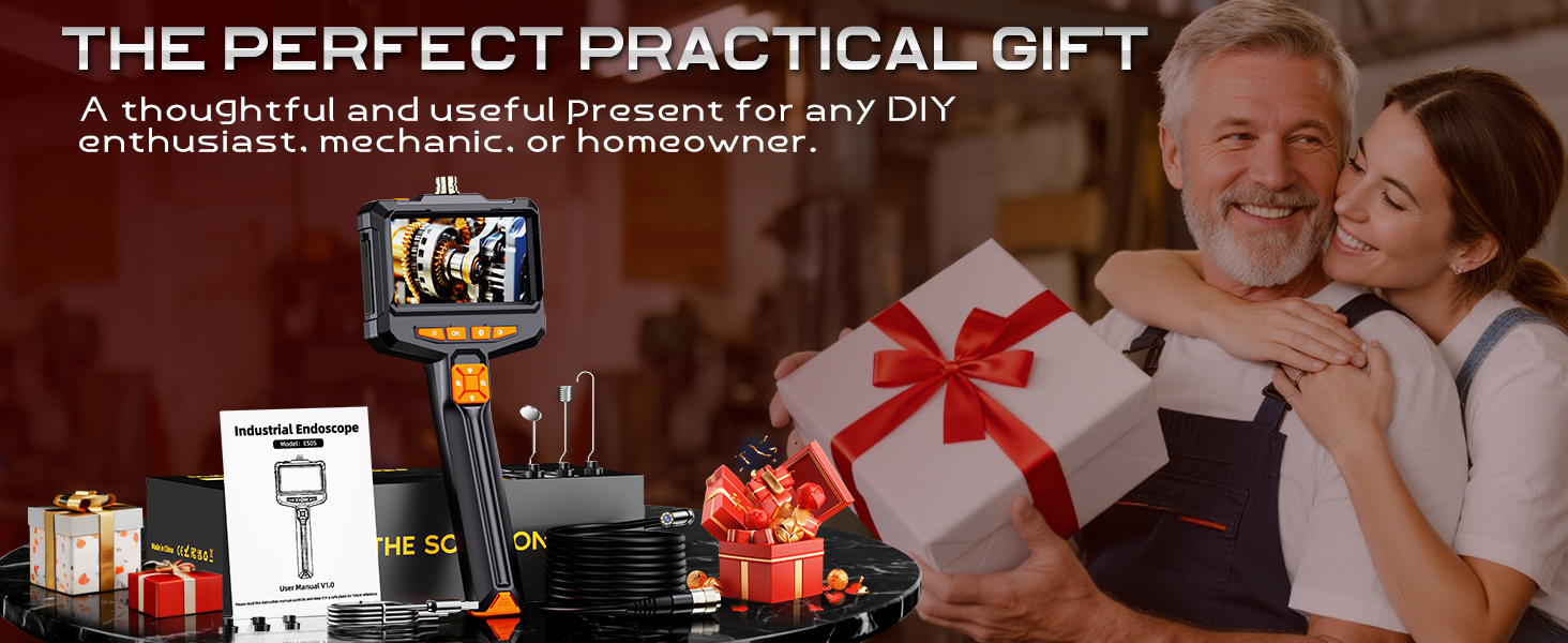 snake camera with light