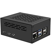 Geekworm PCIe Metal Case P579 for Raspberry Pi 5 Support X1001/X1004/X1003/X1015/X1000/M901& Rasp...