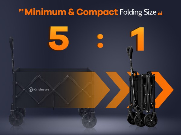 small size easy to fold up and place in the car