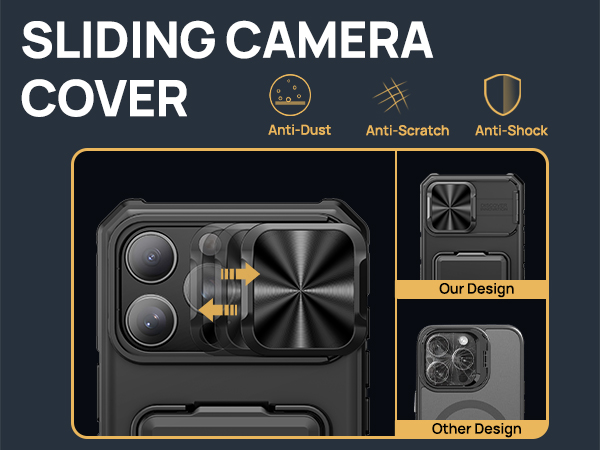 iphone 16 pro max case with camera cover