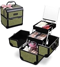 BYOOTIQUE Rolling Makeup Case Cosmetology case on wheels Makeup Artist Nail
