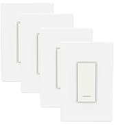 BN-LINK Smart Light Switch with Timer Function, Single Pole, 2.4GHz Wi-Fi in-Wall Switch, Neutral...