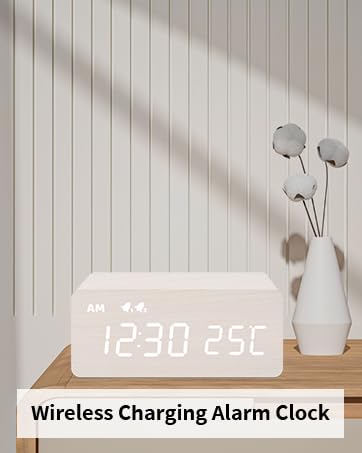 Wireless Charging Alarm Clock
