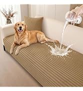 Smiry Waterproof Couch Cover for Dogs Washable, Non Slip Plush Flannel Couch Protector, Pet Frien...