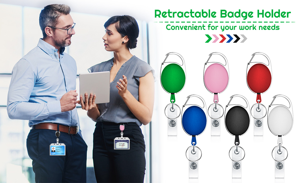 Retractable badge holder