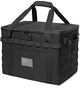 Lemubeane Tactical Camping Storage Bag - 38L Utility Tote Bag Organizer with Combination Lock and...
