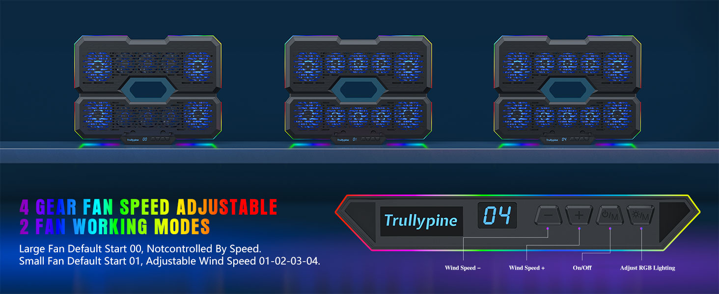 laptop cooling fan pad