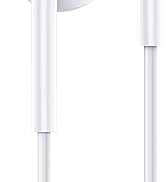 MOSWAG Wired Earbuds with Microphone, 3.5mm Jack in Ear Headphones with Microphone Suitable for S...