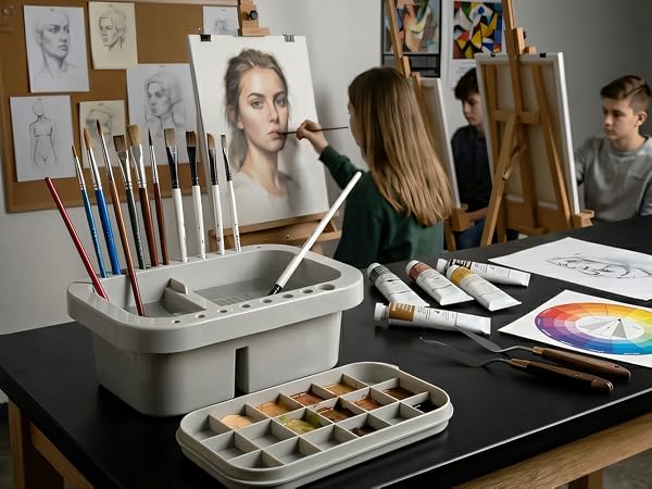 Paint Brush Cleaning Station