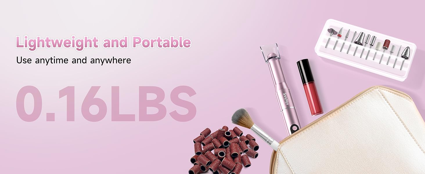 Powerful Yet Compact: Ultra-slim 18mm body, 75g weight—small as a lipstick
