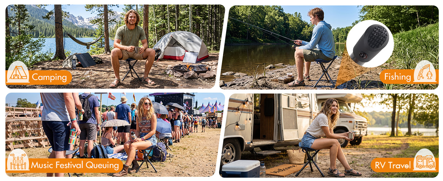 portable camping stool