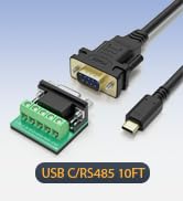 usb c to rs485/rs422 cable
