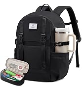 LOVEVOOK School Backpack for Teen Girls, Waterproof Travel College Bookbag for Middle High School...