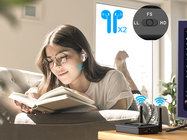 dual bluetooth transmitter