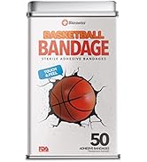 BioSwiss Bandages, Basketball Shaped Self Adhesive Bandage, Latex Free Sterile Wound Care, Fun Fi...