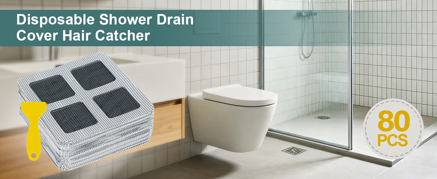 drain covers for shower to catch hair