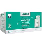 iDuster Lens Cleaning Wipes for Eyeglasses - 220 Counts Cleaning Wipes for Glasses, Computer &amp; La...