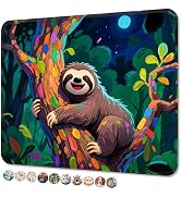 Niniubye Mouse Pad, Square Cute Mouse Pad 10 x 8 Inch, Waterproof Premium-Textured &amp; Stitched Edg...