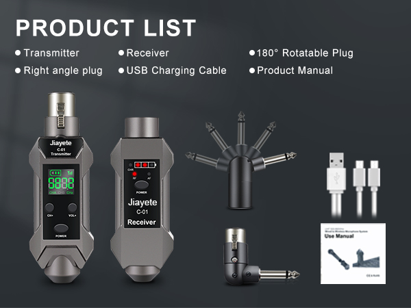 Xlr Wireless transmitter and receiver