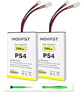 MOVFST 2Pcs PS4 PS4 Pro Controller Battery Replacement,2500mAh High Capacity Compatible with Play...