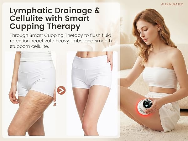 Smart Cupping Massager,Cellulite Massager , Body Sculpting Device, Lymphatic Drainage Massager