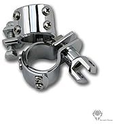 1.25" Highway Bar Footpegs Clamps 1-1/4" Crash Bar Footpeg Bracket 32mm Engine Guard Foot Pegs Mo...