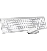 seenda Bluetooth Keyboard and Mouse, COE300 Wireless Keyboard Mouse Combo, 3 Multi-Device Connect...