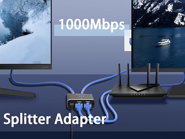 Gigabit Ethernet Splitter