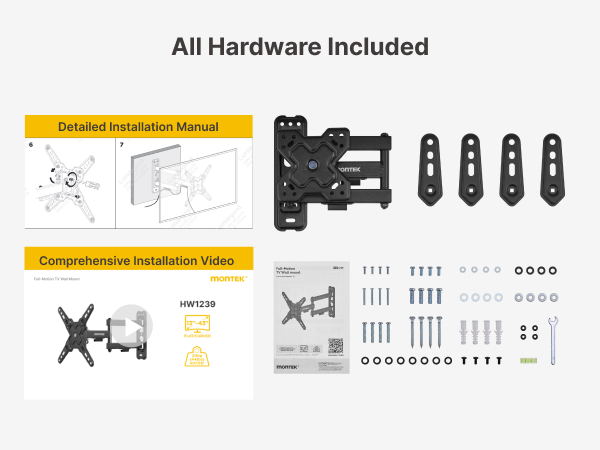 full motion tv wall mount