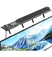 Soundbar Mount, No Drilling Steel TV Top Shelf Fits Most of Sound Bars Up to 15 Lbs, Universal So...