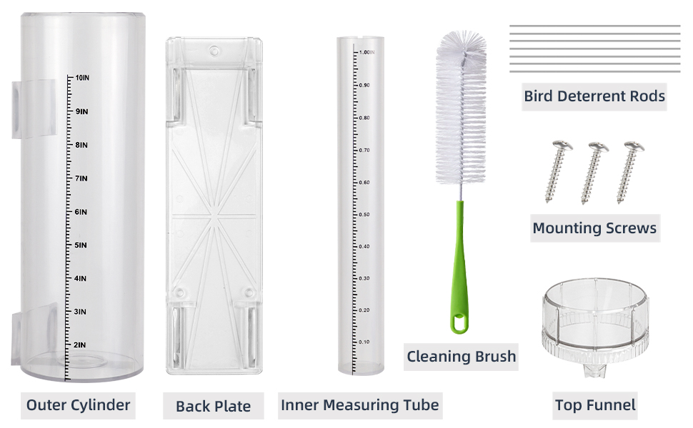professional rain and snow gauge outdoor