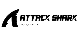 ATTACK SHARK F1AIR Lightweight Wireless Gaming Mouse, Grip Tape - Black