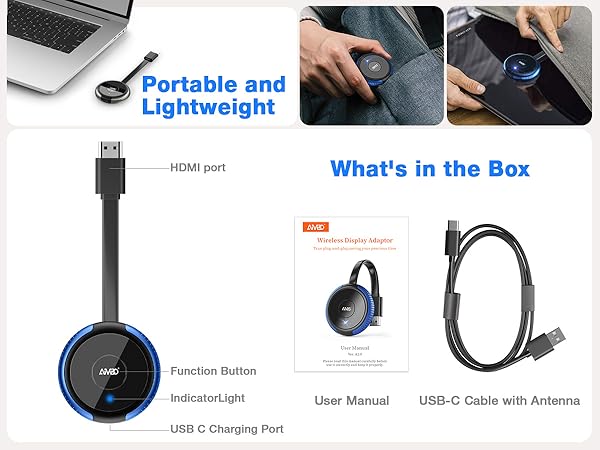 miracast wireless display adapter for tv