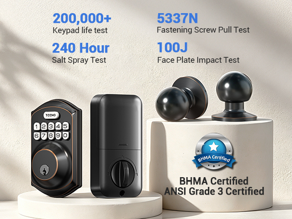 BHMA/ANSI Grade 3 Certified - Build Last