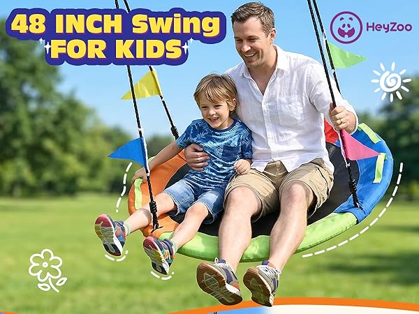 48 inch swing for kids