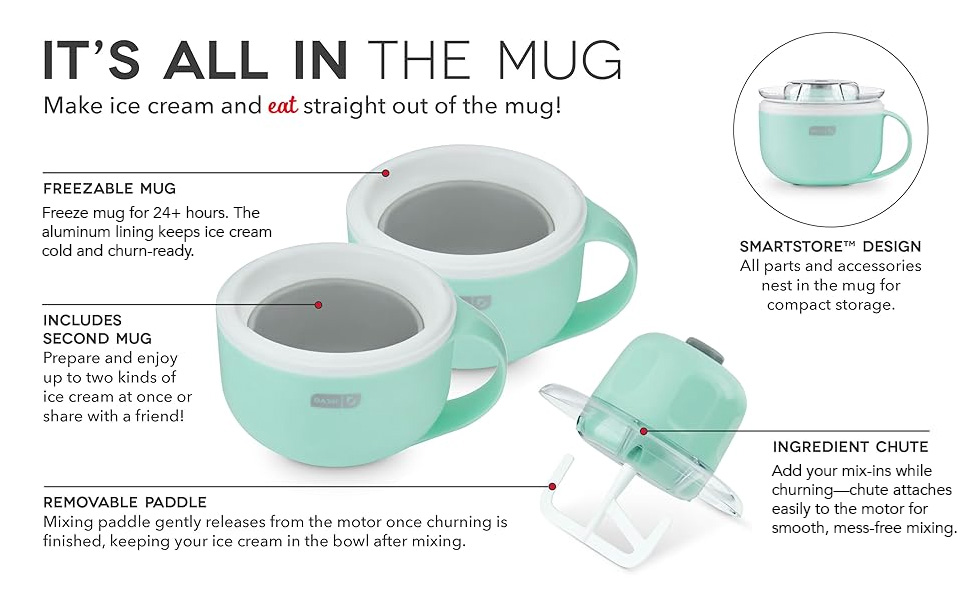 Dash, Ice Cream maker, Dash Ice cream maker, personal Ice Cream maker