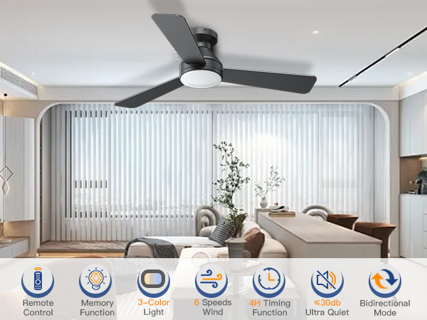 ceiling fans with lights and remote