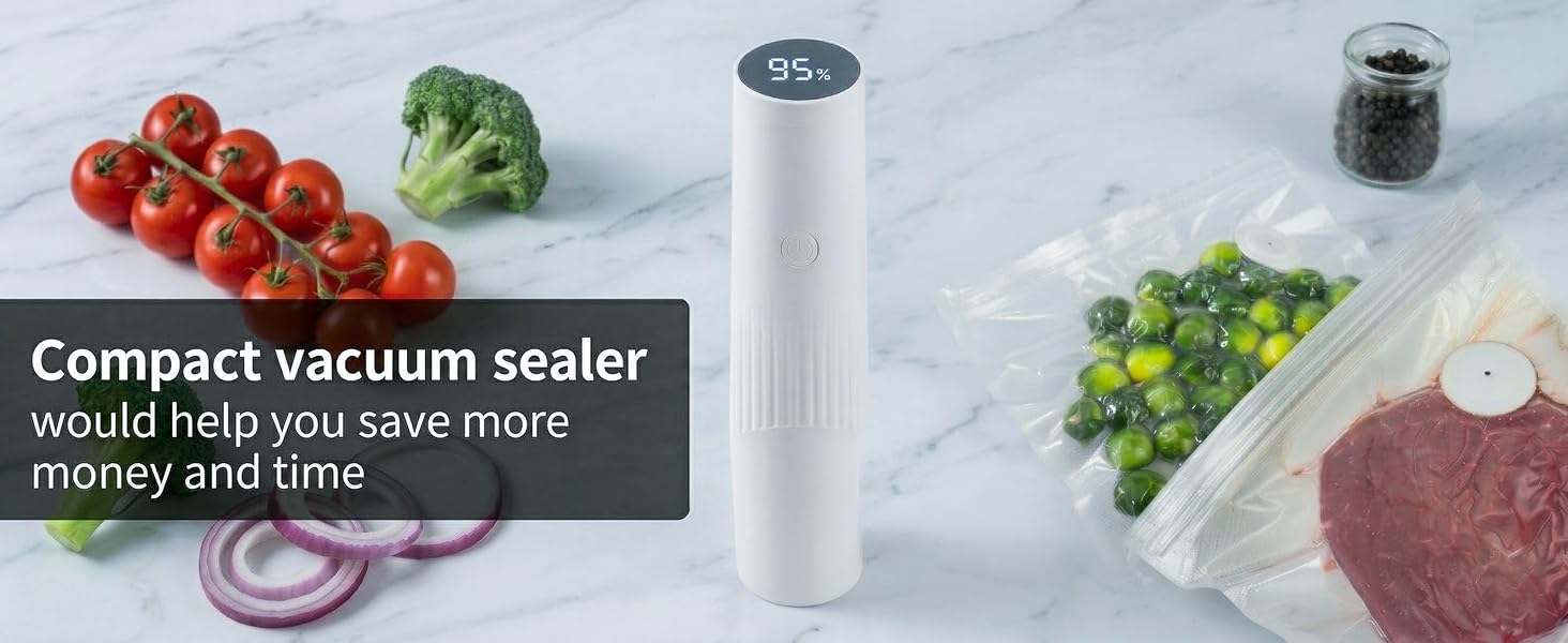Compact Vacuum Sealer for Food