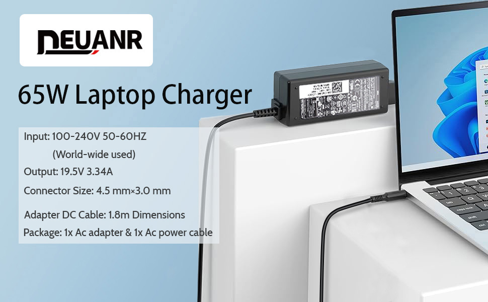 Fit for dell inspiron 15 charger