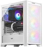 darkFlash ATX Computer PC Case, Pre-Installed 3x120mm Fan, Gaming Computer Case with Mesh Front P...