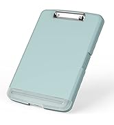 Rimilak Plastic Clipboard with Storage, High Capacity Nursing Clipboards with Pen Holder, Slim Cl...