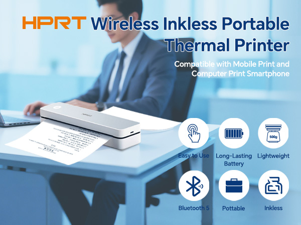 Portable Printer Wireless for Travel