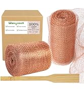 Copper Mesh Roll for Mice Rat Repellent, Sturdy 5’’ * 100Ft Copper Wool Mouse Trap Hole Filler fo...