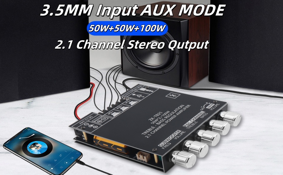 2.1 Channel Subwoofer Amplifier Board