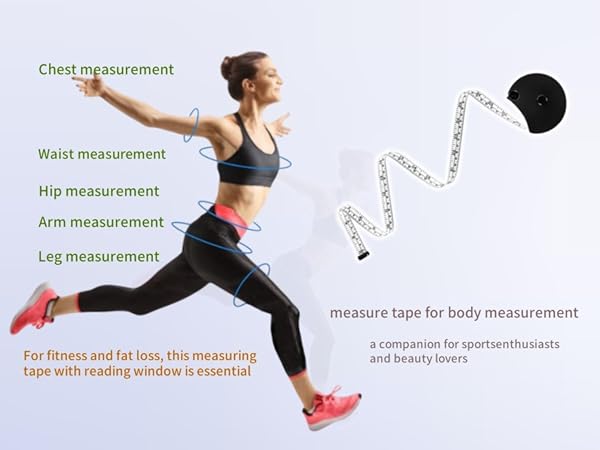 Soft Fabric Tape Measure Cloth Tape Measure Measuring Tape Retractable Waist Measuring Tape