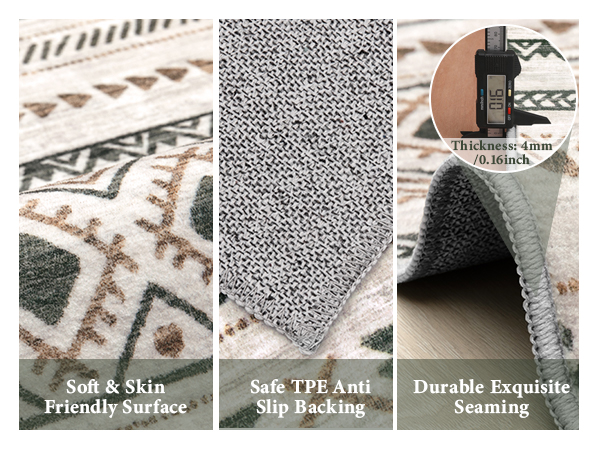 Aoyaomi Soft &amp;amp; Skin Friendly Surface Rug
