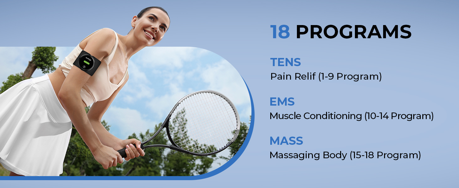 Wireless TENS Unit Muscle Stimulator