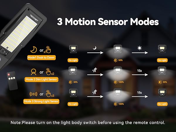 solar motion lights outdoor waterproof
