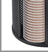 Samhe Coffee Cup Dispenser, Rotatable Cups and Lids Holder for 5-16oz Cups 4 Compartment Coffee C...