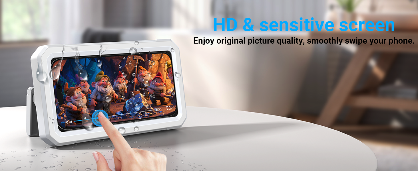 phone holder for shower wall waterproof